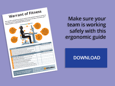 Ergonomics checklist